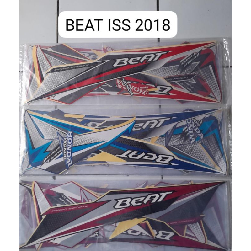 striping standar beat ISS 2018 standar ori