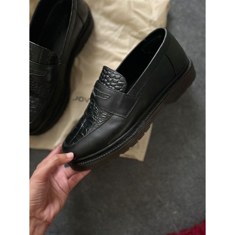 Jovem Croco Loafers - Size 38 EUR (fit to 39)