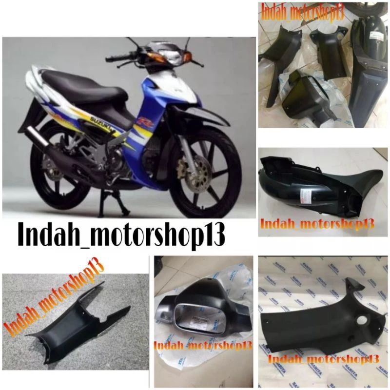 FULL SET BODY KASAR SUZUKI SATRIA HIU MALAYSIA LSCM TERMURAH