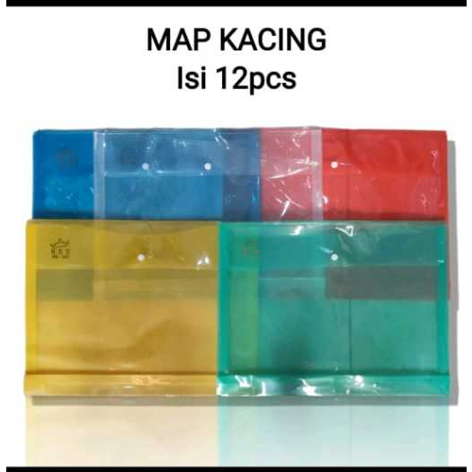 

LUSINAN Map Plastik Kancing Satu 1