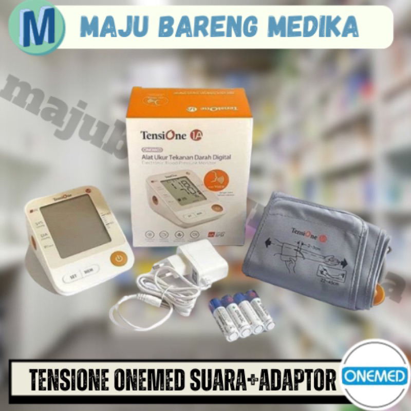TensiOne A1 Suara Free Adaptor / Tensimeter Digital Onemed / Tensi Digital / Onemed / TensiOne