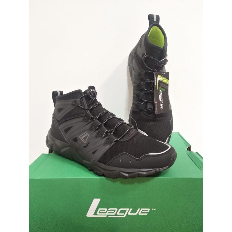 SEPATU LEAGUE PRIA KUMO 1.5 MID HITAM ORIGINAL SNEAKERS PROMO