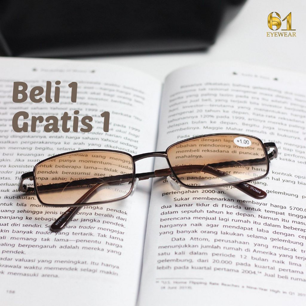 BELI 1 GRATIS 1 KACAMATA BACA DAN JALAN DOUBEL LENSA 2in1 PRIA DAN WANITA Kacamata 2 Fungsi Baca Dan