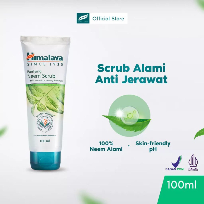HIMALAYA PURIFYING NEEM SCRUB / SCRUB WAJAH BERJERAWAT