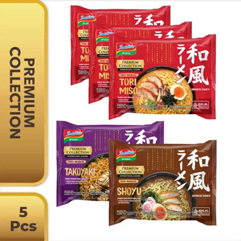 

5 Pcs - Japanese Ramen mix Varian