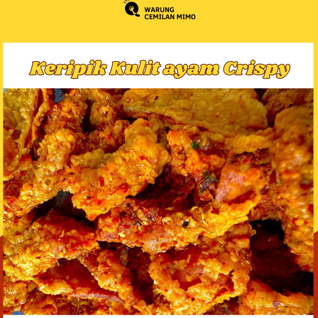 

Kulit ayam crispy xtra pedas daun jeruk 1kg