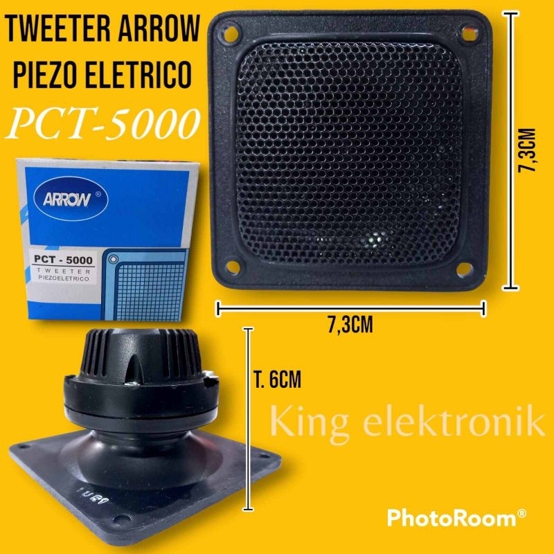 Tweeter ARROW PCT-5000 200W PIEZO ELETRICO Twitter Speaker