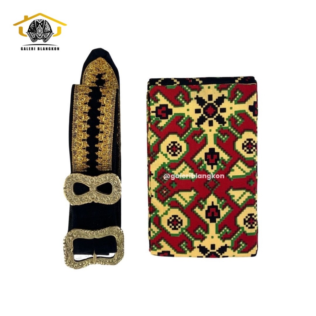 Set Sabuk Kamus Lontong Epek Timang Payet