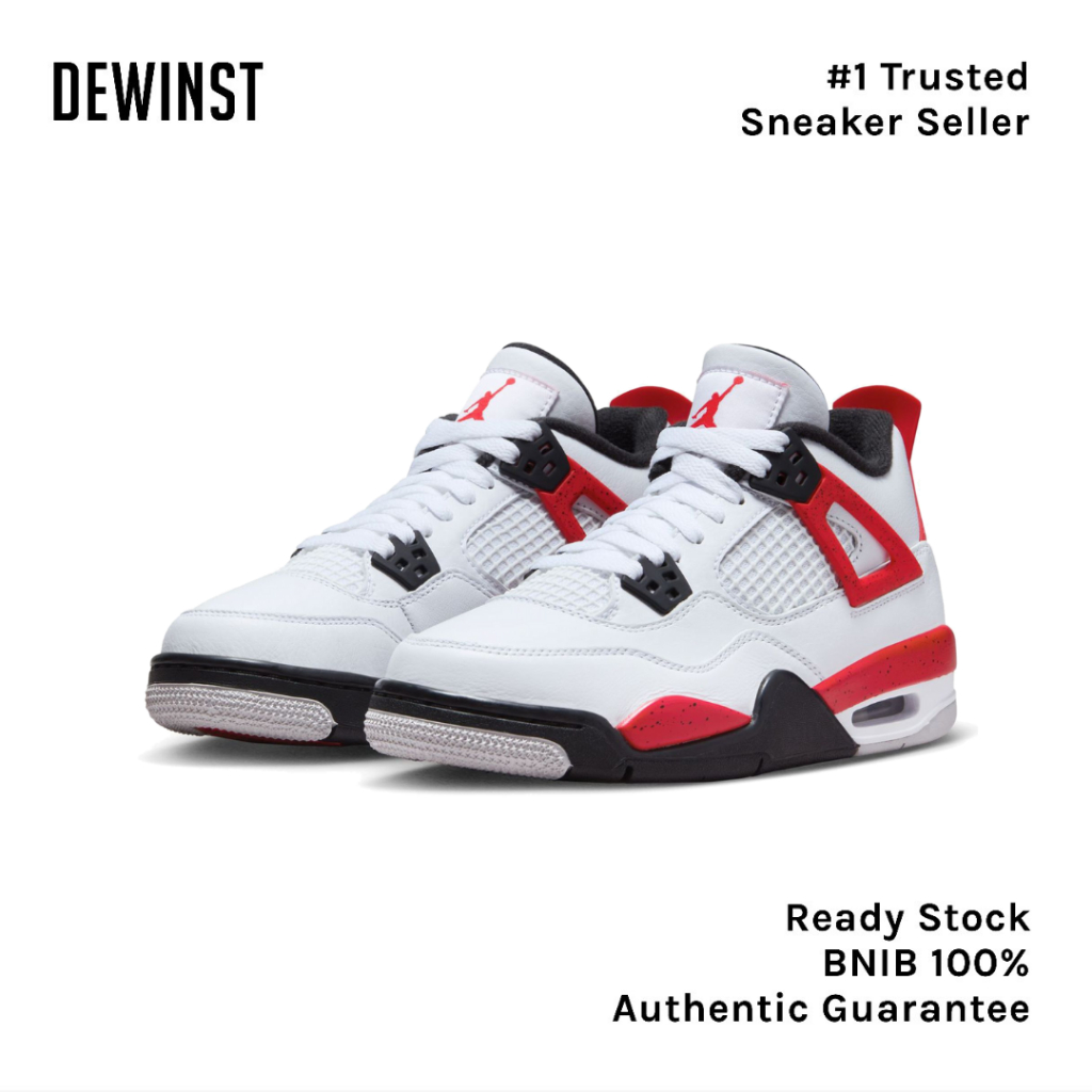 Air Jordan 4 Retro Red Cement GS