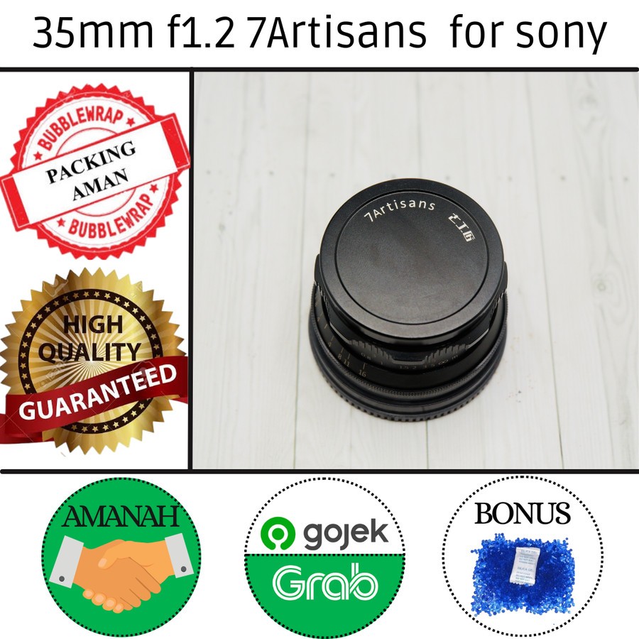 SONY E-MOUNT Lensa 7Artisan lens 7 artisan 35mm f1.2 for SONY