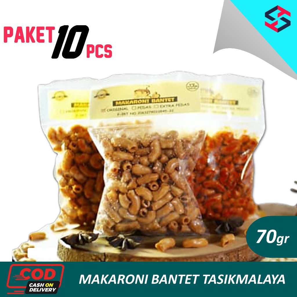 

BONUS 1 - MAKARONI BANTET Tasikmalaya 60gr [10pcs] TULIS REQUEST VARIAN RASA DI CATATAN OREDER