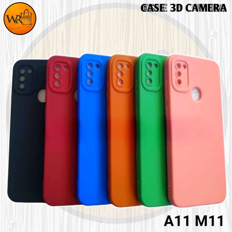 Casing Softcase Samsung A11 M11 Candy Macaron Pro Camera