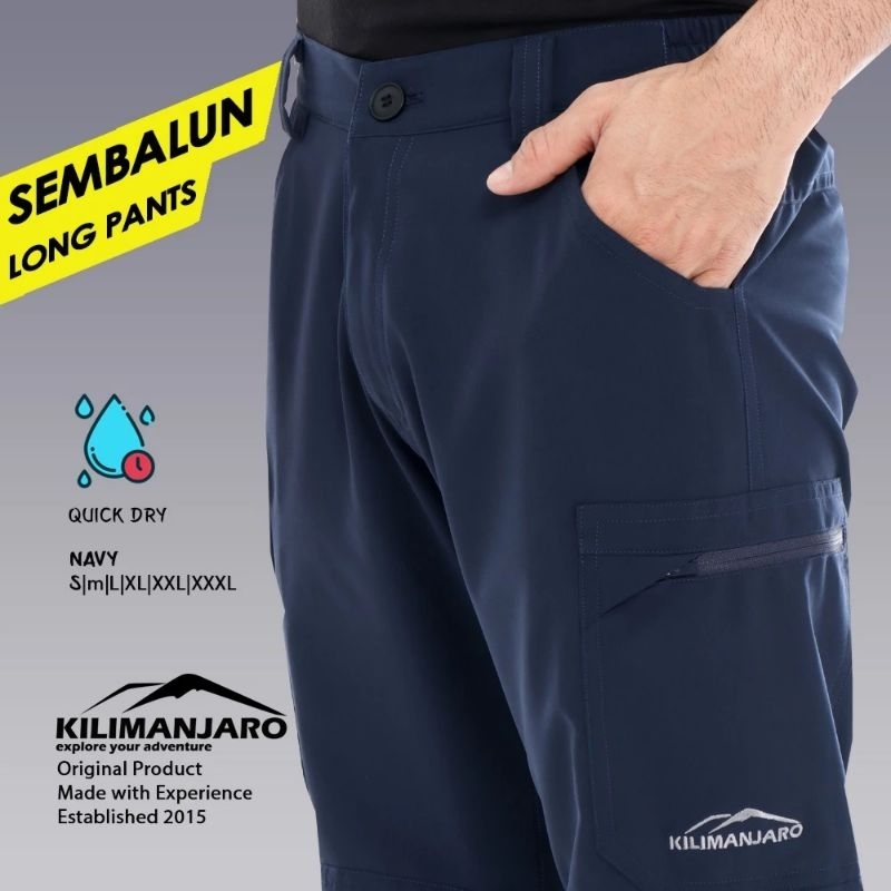 Celana gunung panjang Kilimanjaro Sembalun - Quickdry stretch