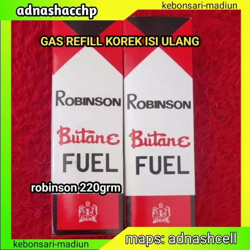 gas robinson butane isi ulang refill robinson butane full 220 korek gas korek bara