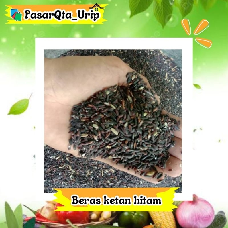 

Beras ketan hitam / pasar online makassar / Beras songkolo hitam