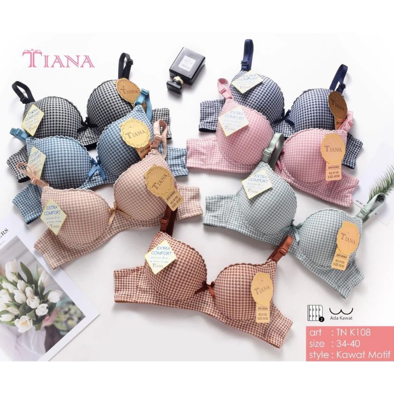 TIANA BRA K108 BRA PUSH UP BRA KAWAT BRA FASHION CUP A