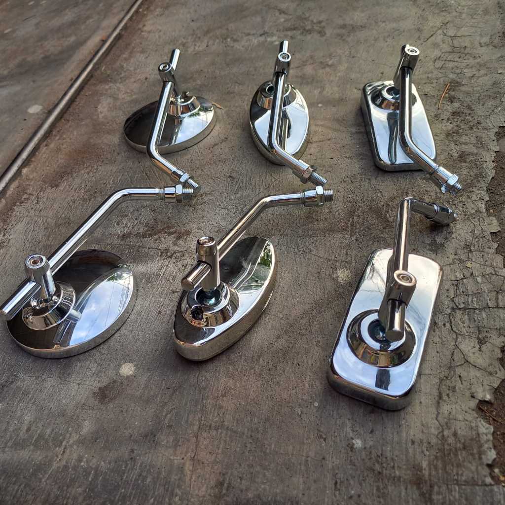 Spion Day OVAL / KOTAK / BULAT Stelan Spion CB GL Scoopy Fazzio Universal