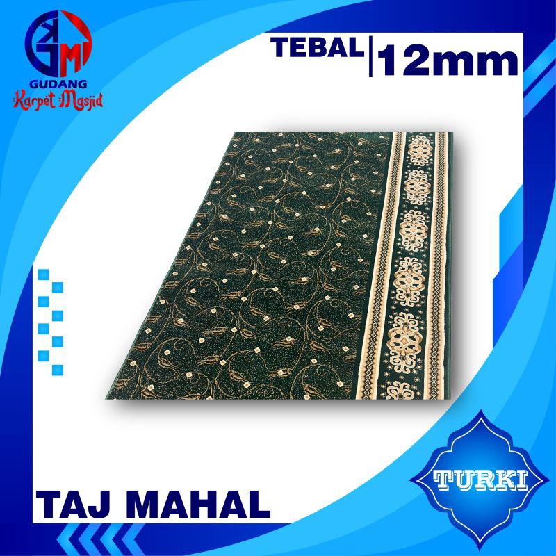 Karpet Masjid Turki Taj Mahal 12mm Rollan 6m / Karpet Sajadah / Karpet Mushola / Karpet Turki / Karp