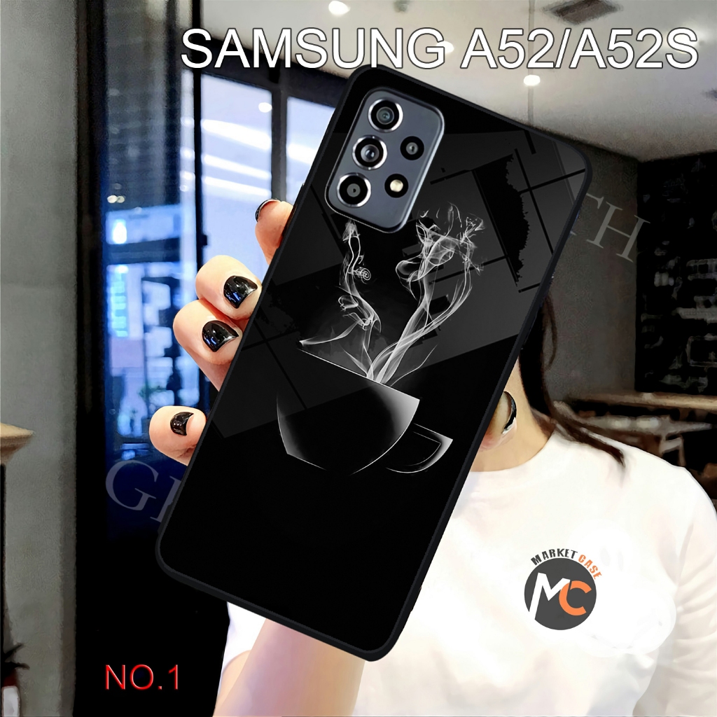 H1279 SoftCase Glass Kaca SAMSUNG A52,A52S CASE SAMSUNG A52,A52S Casing Handphone SAMSUNG