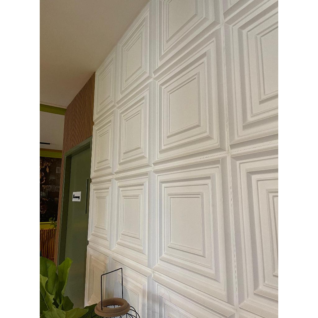 WALL MOULDING PVC LIS MOULDING YANG LAGI TREND INTERIOR RUANG TAMU DEKORASI DINDING