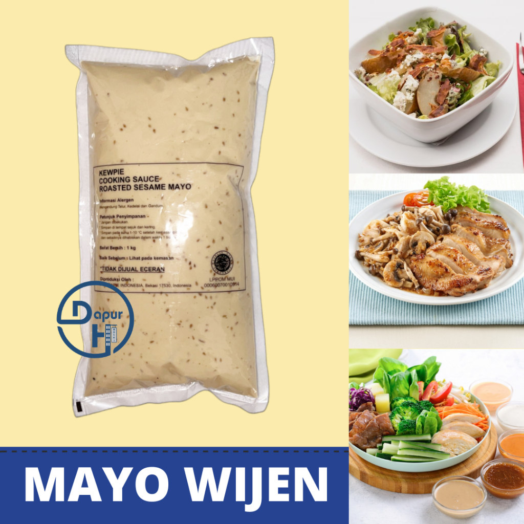 

Kewpie Mayonaise wijen sangrai 1 Kg | Mayonaise cooking sauce