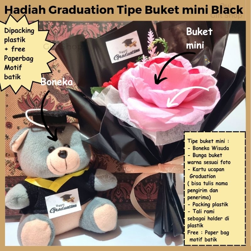 

HADIAH GRADUATION / WISUDA / KADOKELULUSAN BONEKA/ HAMPERS WISUDA MURAH / BOUQUET BUNGA WISUDA / BUKET BUNGA MURAH