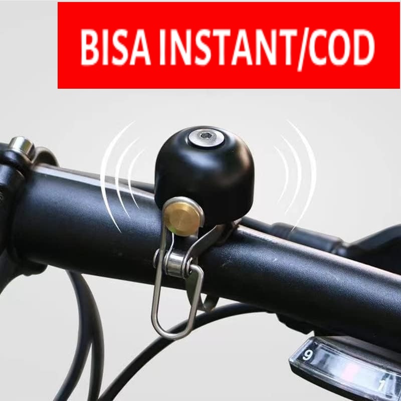 (BISA INSTANT/COD) Bel Sepeda Stainless Steel Vintage MTB Gunung Lipat Listrik Anak Fixie Mountain B