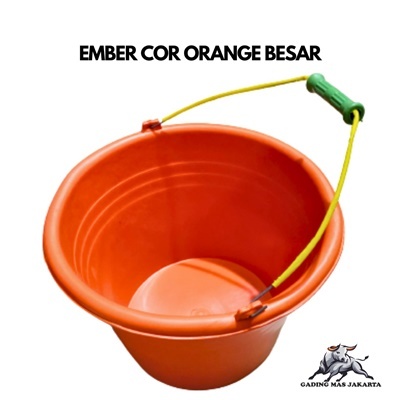 Ember cor merah besar / ember cor besar / ember murah 18 inch GMJ