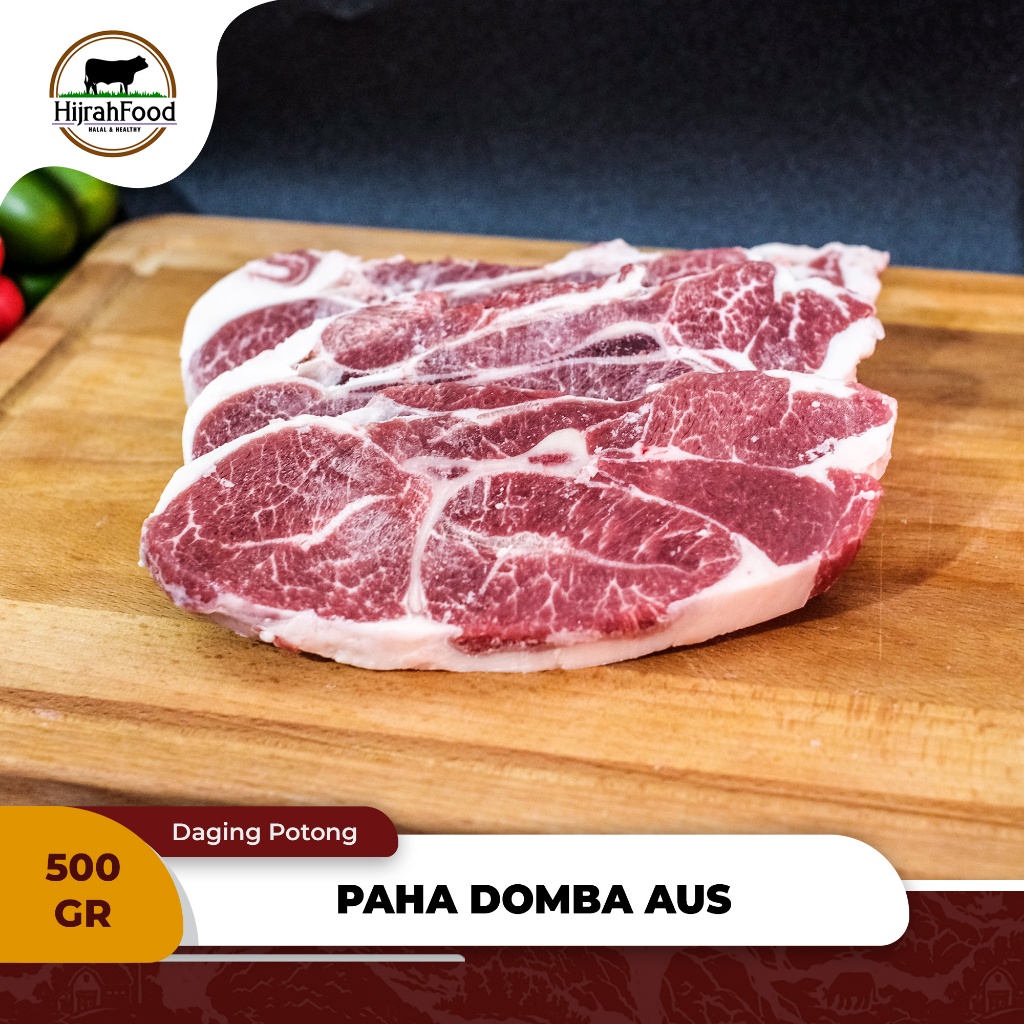 

Hijrahfood Daging Paha Domba Bertulang Mutton Leg Meat Bone-In AUS