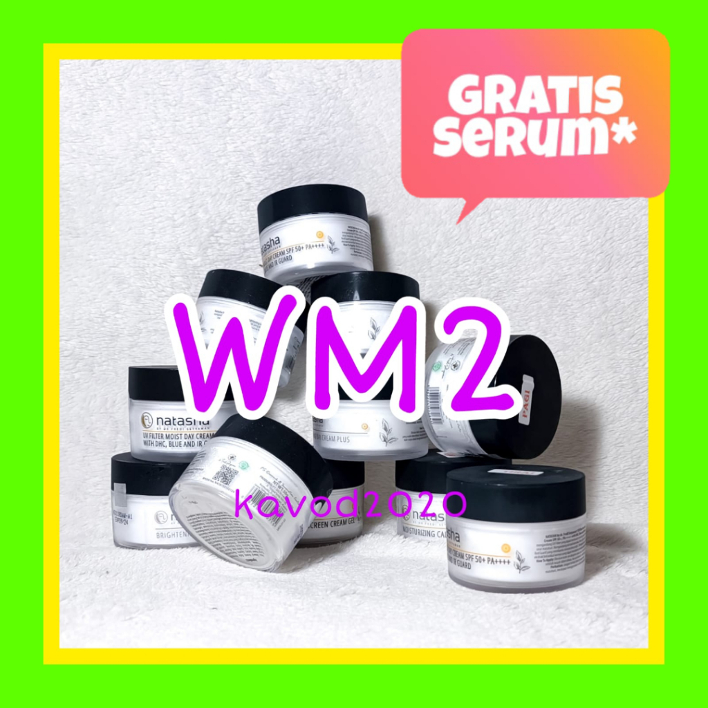 Krim Malam WM2 Natasha Whitening Night Cream 10 gram dr Fredi Setyawan Original Skincare Pencerah Gl