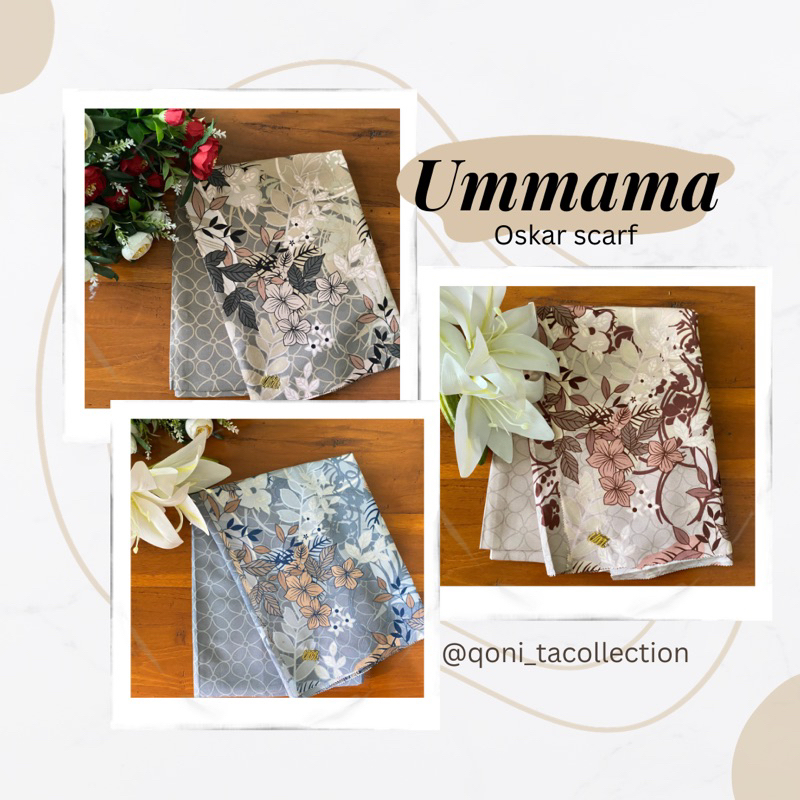 UMMAMA OSCAR SCARF MOTIF ( SEGI EMPAT )