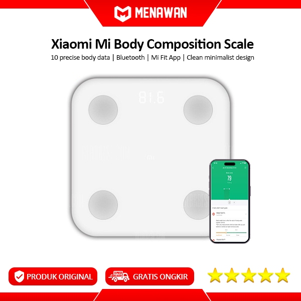 Xiaomi Mi Smart Scale Body Composition Scale Timbangan Badan Body Fat BMI Original