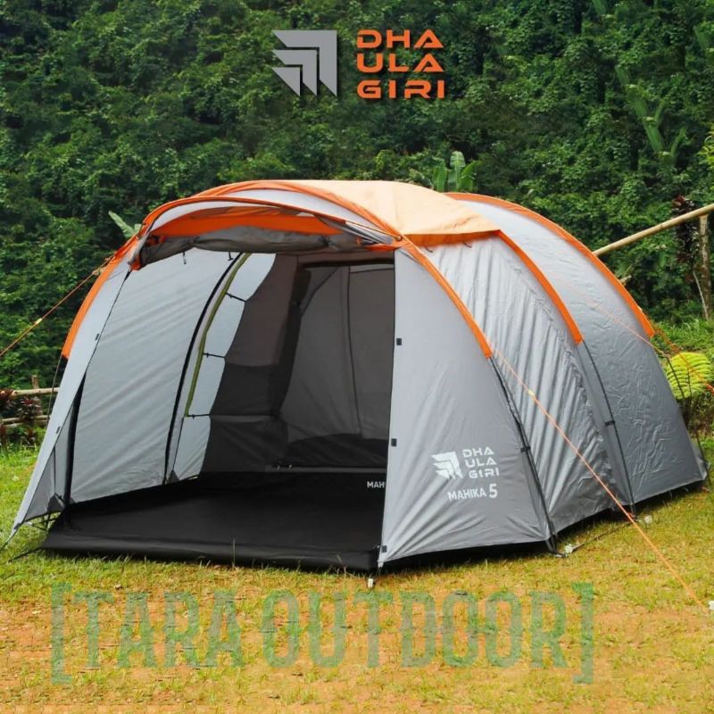 tenda dhaulagiri mahika 5 original tenda camping family 5-6 orang