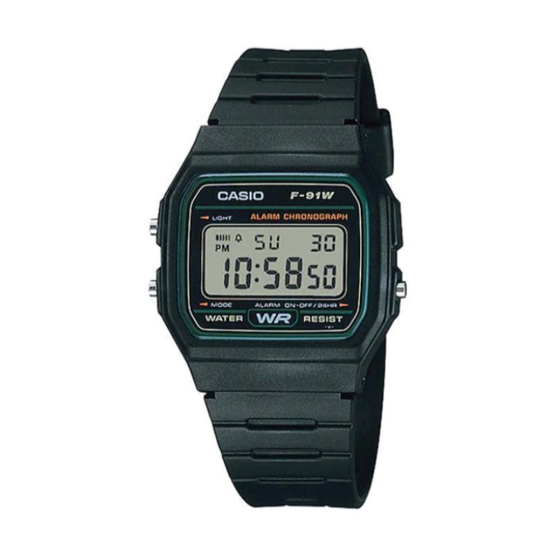 Jam Tangan Casio Digital General F-91W-1DG/F-91W-3DG/F-91WG-9QDF/F-91WM-1BDF/F-91WM-2ADF/F-91WM-3ADF