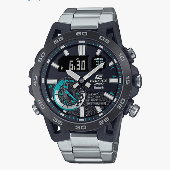 Casio EDIFICE ECB-40DB-1ADF Jam Tangan Pria Bluetooth