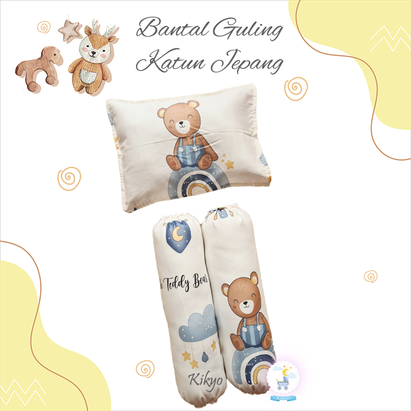 Bantal guling bayi katun jepang / sarung bantal guling bayi katun jepang
