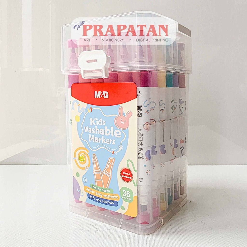 

M&G Kids Washable Markers 36C APMT3413 | Spidol