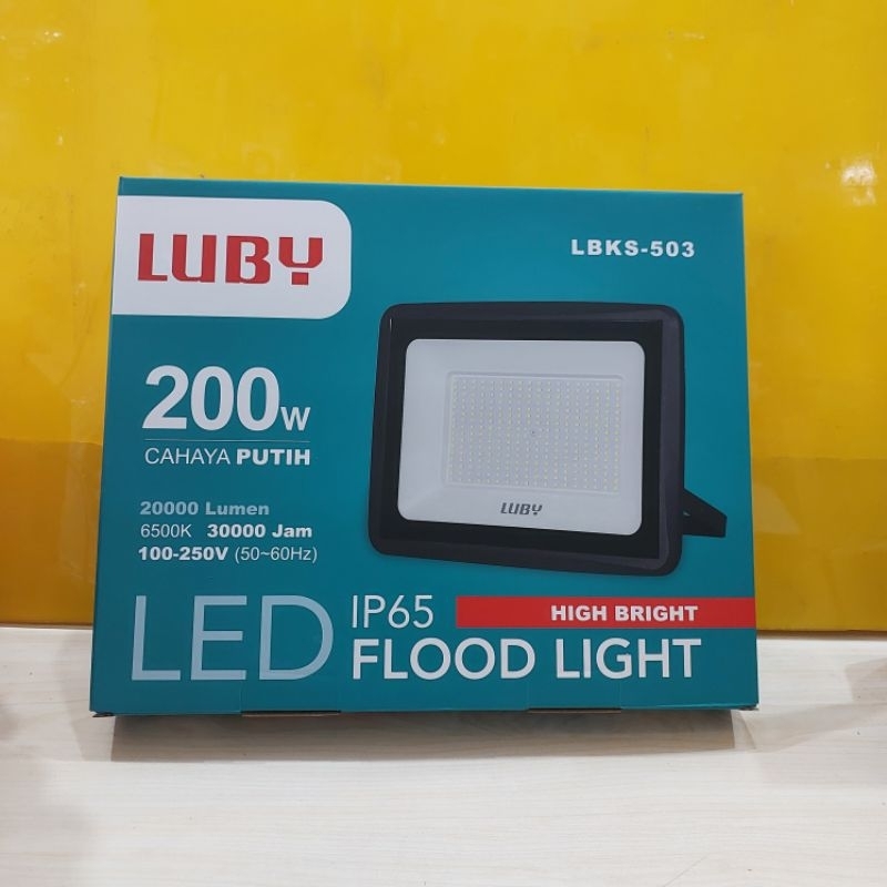 LUBY Lampu Sorot Floodlight 200W