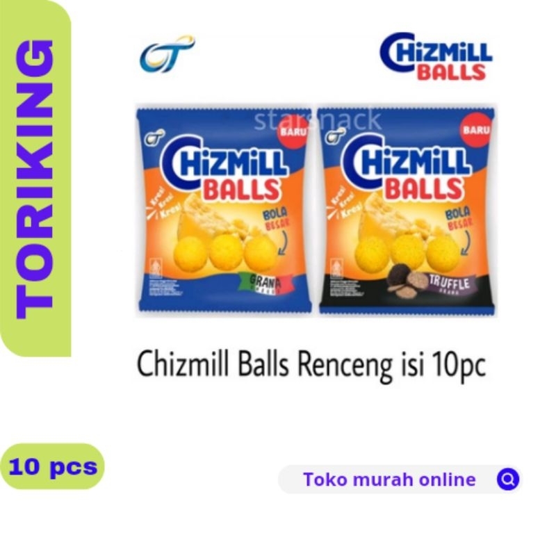 

CHIZMILL BALLS RENCENG ( 1 Renceng isi 10 Pcs @16gr )