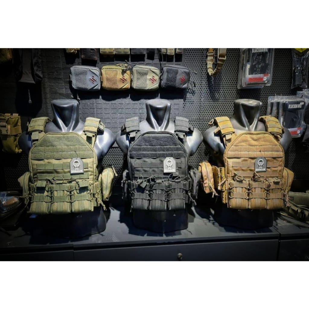 Rompi durhaim black viper mamba dhib rompi vest durhaim original vest tni brimob non kevlar