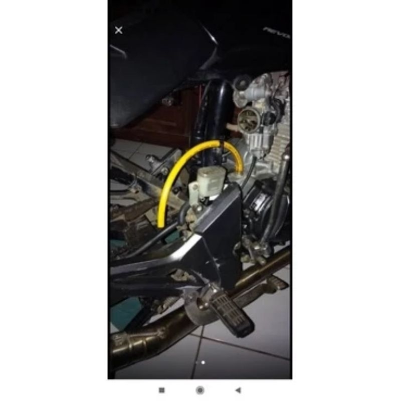 SELang hawa mesin semua motor warna kuning +klemnya 40 cm gl MP tiger