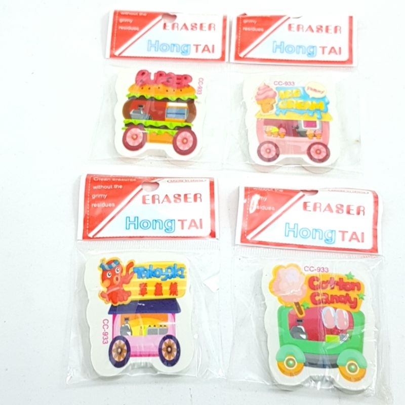

Penghapus Bentuk Roda Makanan / Eraser Anak Lucu
