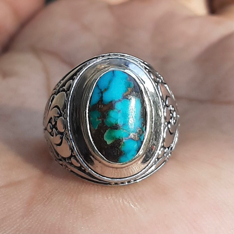 batu pirus persia blue fancy mini pedes