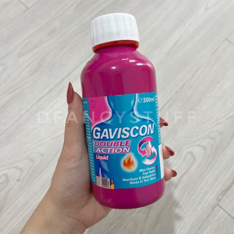 Gaviscon Double Action Liquid 300ml Original - obat asam lambung