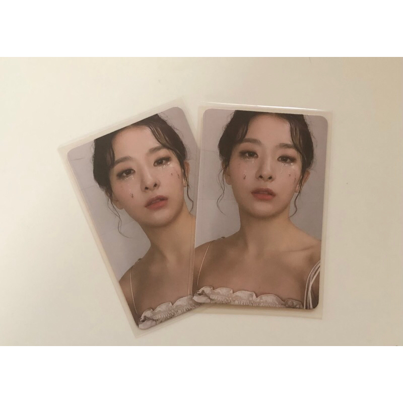 OFFICIAL PHOTOCARD SEULGI NUNMUL TEARS RED VELVET RV FINALE SCRAPBOOK
