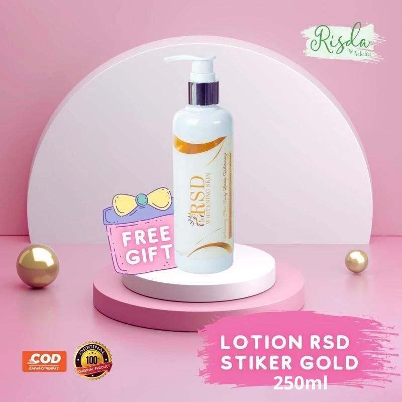Body Lotion Pemutih Badan Permanen Skincare Bpom Whitening Rsd Risda Skin Glow Rinna Diazella 250ml