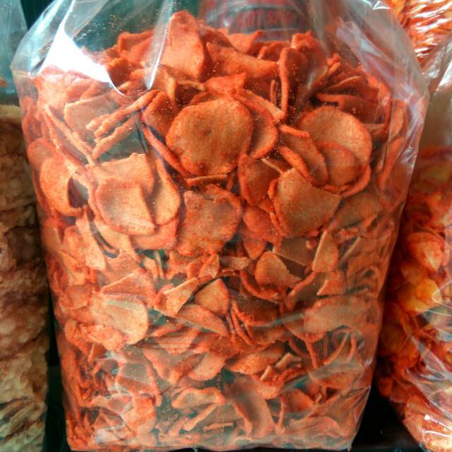 

Kerupuk Basreng Bulat Pedas Kripik Bakso Goreng Pedas Murah Enak Gurih Renyah 100gr & 250gr Snack Cemilan Kiloan Khas Jawa Timur Jajanan Kering Madiun + FREE KARDUS