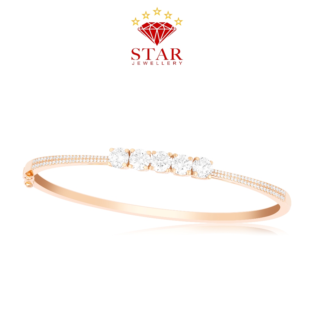 Gelang Berlian Solitaire Sertifikat GIA LPLR1326758 - Star Jewellery