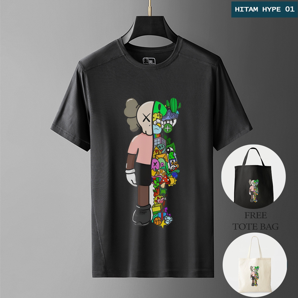 Kaos Trendy BY CHAKER/ KAOS HYPEBEAST HYPE 01 (Free Totebag) / Kaos Premium / Kaos keren / Kaos Dist