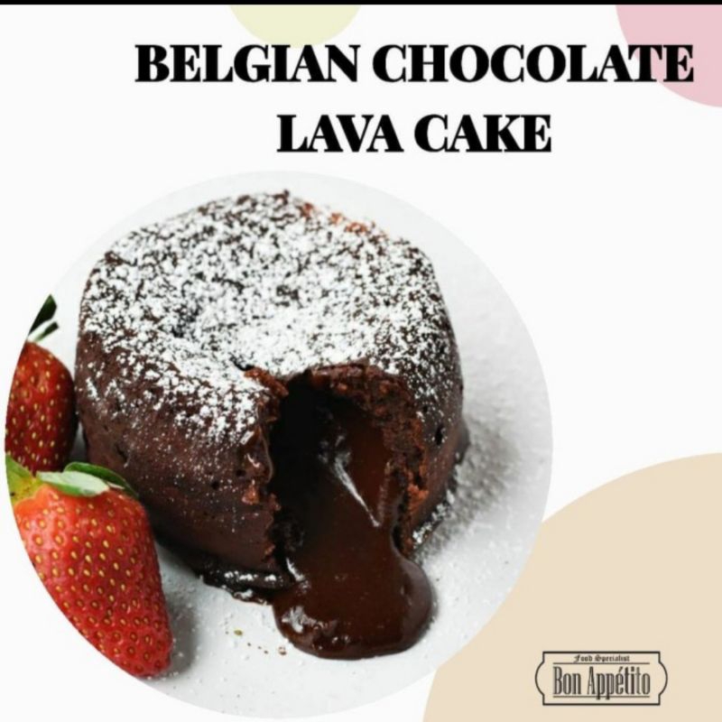 

Chocolate Lava Cake Large / Coklat / Ready to Eat / Kue / Roti